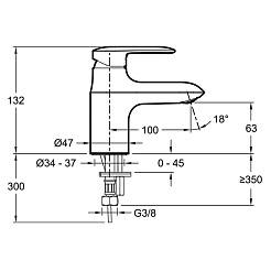 Jacob Delafon Смеситель для раковины Kumin E99984-CP – фотография-2