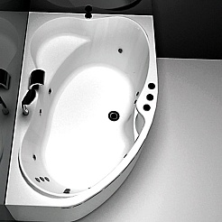 Aquanet Акриловая ванна Capri R 160x100 см – фотография-6