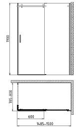 Gemy Душевой уголок Modern Gent S25151 R – фотография-3