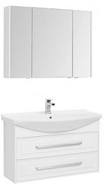 Aquanet Тумба с раковиной Остин 120 белая – фотография-3