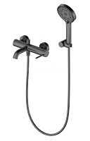 Oliveeka Смеситель для вынны с душем Y OL-639017-BGM матовый оружейный металл