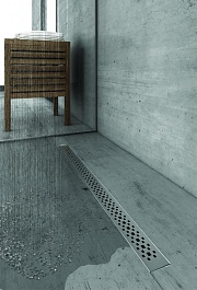 BERGES Wasserhaus Душевой лоток C1 Brise 600 090131 хром матовый – фотография-2