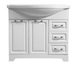 Stella Polare Мебель для ванной Кармела 90 ольха белая – фотография-6