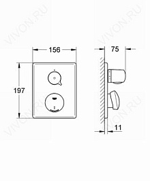 Grohe Термостат "Eurodisc SE 36247000" – фотография-2