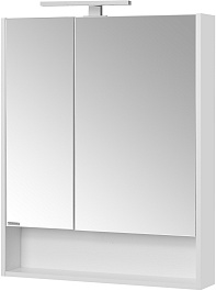 Акватон Зеркальный шкаф Сканди 70 белый – фотография-3