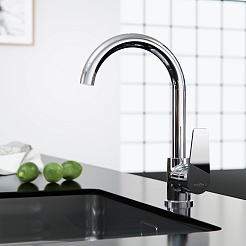 Tokito Смеситель для кухни TOYAMA хром TOK-TOY-1013 – фотография-2