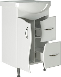 Mixline Мебель для ванной Классик 52 L (зеркало 50) – фотография-4