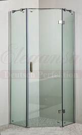 Elegansa Душевой уголок "TRAPEZ" TR. (331) 90 см. с поддоном – фотография-1