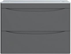 Vivon Тумба с раковиной Ostin 70 подвесная серая матовая – фотография-5