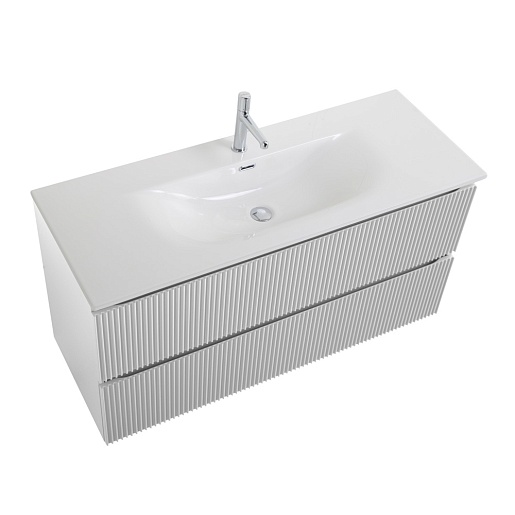 BelBagno Тумба под раковину Uno 120 с 2 ящиками подвесная Bianco Opaco – картинка-7