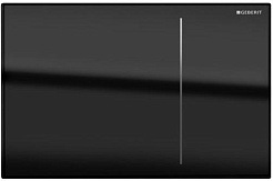 Geberit Кнопка смыва Sigma 70 115.620.SJ.1 черное стекло – фотография-1