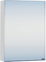 СанТа Зеркальный шкаф Стандарт 50 фацет белый