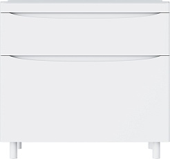 Vivon Тумба под раковину Ostin 90 напольная белая матовая – фотография-1