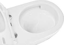 Azario Унитаз подвесной Nemi AZ-1293WH безободковый белый – фотография-11