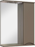 Runo Зеркальный шкаф Афина 60 R бежевый