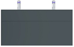 Am.Pm Мебель для ванной Inspire 2.0 120 графит матовый – фотография-12