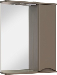 Runo Зеркальный шкаф Афина 60 R бежевый – фотография-1