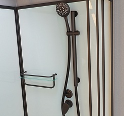 Frank Душевая кабина F400 M Black б/к – фотография-2