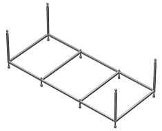 Am.Pm Каркас для ванны Admire 180x80