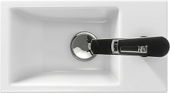 Бриклаер Тумба с раковиной Кристалл 40 софт графит/ясень анкор темный – фотография-8