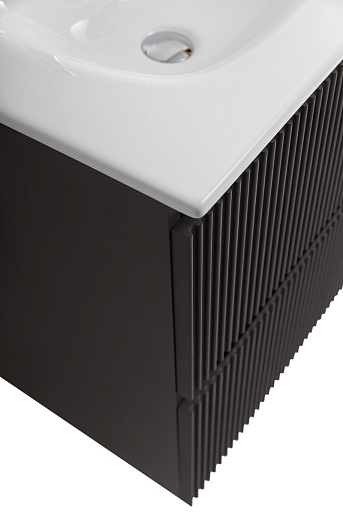 BelBagno Тумба с раковиной Uno 70 подвесная Темно-Серый матовый с раковиной BB-8099-70 – фотография-8