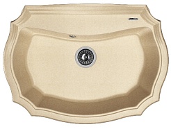 Florentina Мойка гранитная Эмилия 770 песочный – фотография-1