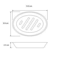 WasserKRAFT Мыльница "Ruwer K-6729" – фотография-3