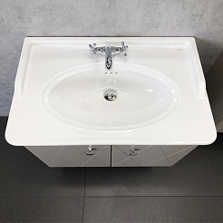 Comforty Мебель для ванной Кремона 80 латте – фотография-6