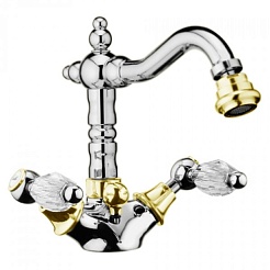 Webert Смеситель Alexandra AL710402017 хром/золото, для биде – фотография-1