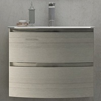 Cezares Тумба с раковиной Vague 70 rovere sbiancato