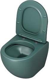 Grossman Унитаз подвесной Color GR-4455OLMS зеленый матовый – фотография-3