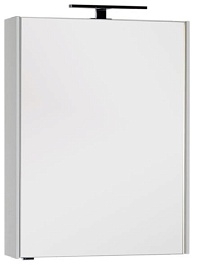 Aquanet Зеркальный шкаф "Тулон 65" белый – фотография-1