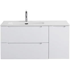 BelBagno Тумба под раковину Etna 100 L подвесная Bianco Lucido – фотография-2