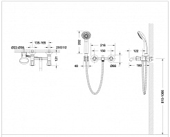 Promo Смеситель для ванны Duo F6133186CP-B-RUS – фотография-4