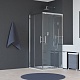 RGW Душевой уголок Hotel HO-31 80x80 профиль хром стекло прозрачное – фотография-5