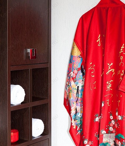 Бриклаер Пенал для ванной Хоккайдо R40 венге – картинка-3