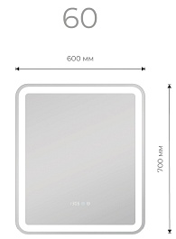 Vigo Мебель для ванной Grani 600-0-1 подвесная белая/дуб золотой – фотография-19