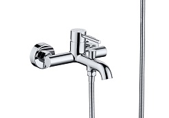 Aquatek Смеситель для ванны с душем Европа AQ1349CR хром – фотография-4