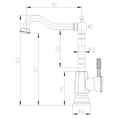 Lemark Смеситель Jasmine LM6605ORB для кухни – фотография-2