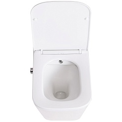 BelBagno Унитаз подвесной Due BB3103CHR-BS/SC – фотография-6