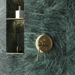 Paini Смеситель для душа Duomo 88OP690 встраиваемый, золото – фотография-2