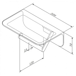 Am.Pm Держатель для туалетной бумаги Sensation A30341500 – фотография-4