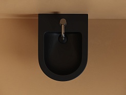Ceramicanova Подвесное биде Uno CN11002MB чёрный матовый – фотография-2