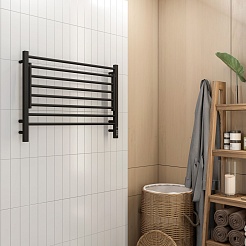 Terminus Полотенцесушитель электрический Горизонт П8 800x600 черный муар – фотография-3