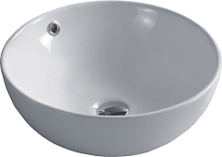 Esbano Раковина накладная Topaz 42 белая – фотография-1