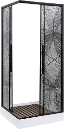 DTO  Душевой уголок KB 100-110 Black – фотография-3