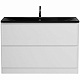 BelBagno Мебель для ванной Albano 120 напольная Bianco Lucido с раковиной BB1200/455-LV-ART-ALR-NERO – картинка-17