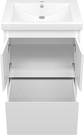 Misty Тумба с раковиной Алиса 58, 1 ящик, напольная – фотография-3