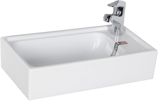 Aquanet Тумба с раковиной Nova Lite 50 подвесная дуб рошелье – картинка-5