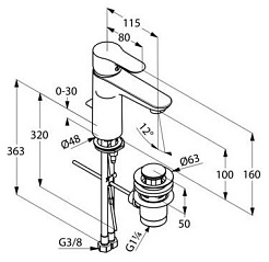 Kludi Смеситель "Objekta 322600575" – фотография-2